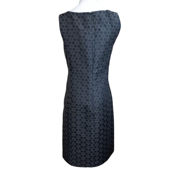 MICHAEL KORS COLLECTION Dress Silk Linen Jacquard Size 2 Made in Italy Gray - Picture 11 of 12